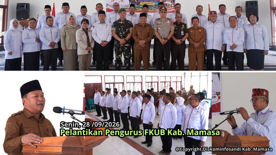 Dokumentasi FKUB Mamasa dalam kegiatan pelantikan pengurus