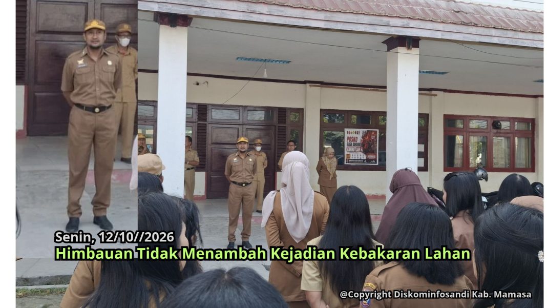Ilustrasi membakar hutan dan lahan di Mamasa