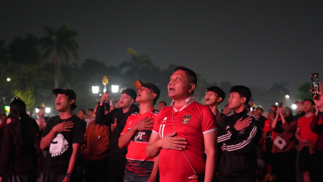 Timnas Indonesia juara dan warga Kabupaten Bogor bergembira