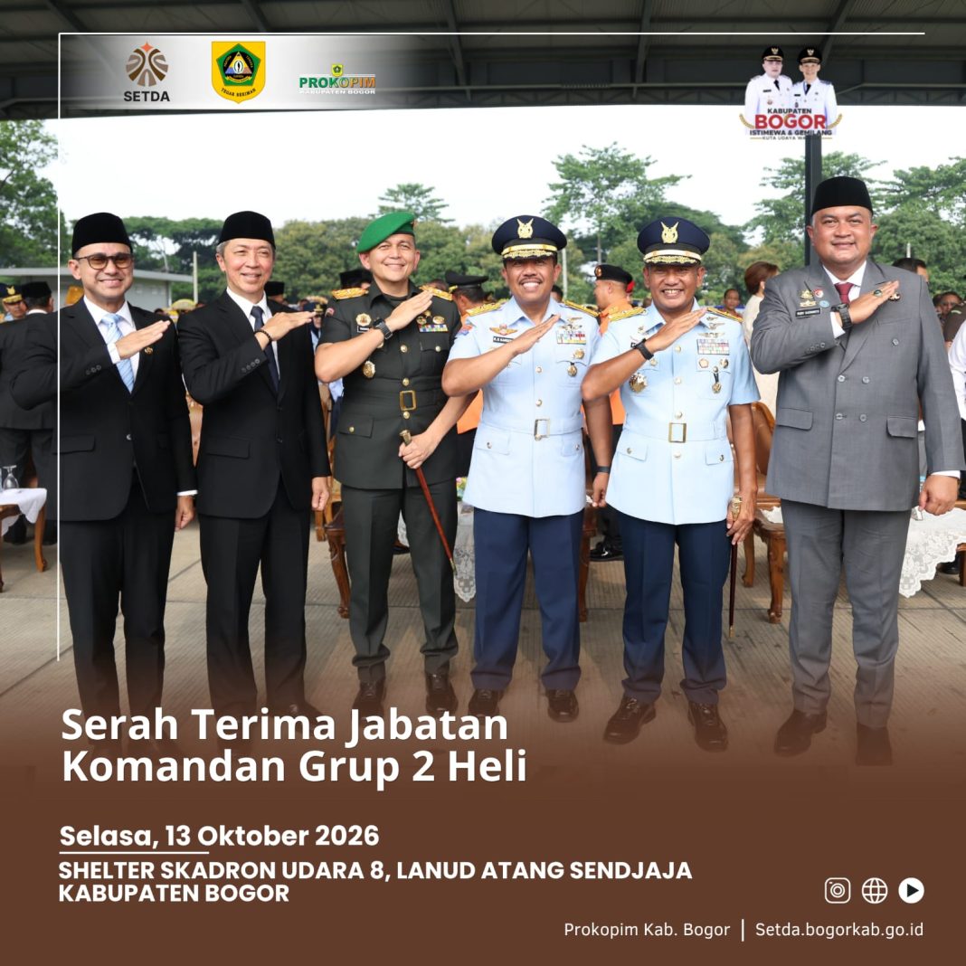 Sinergi TNI dan Pemkab Bogor dalam agenda Danlanud Atang Sendjaja