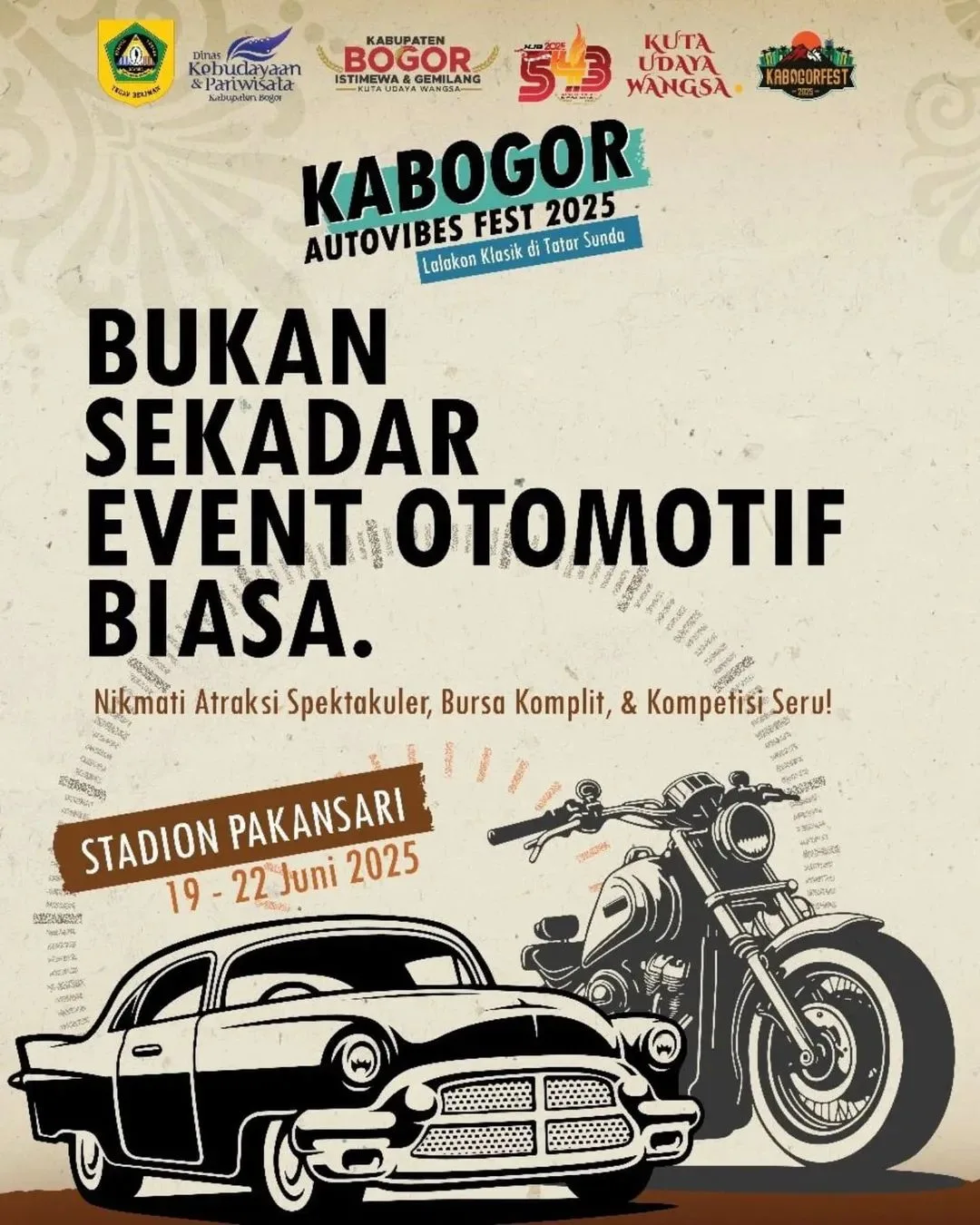 KABOGORFEST AUTOVIBES 2025: Surga Pecinta Otomotif Klasik di Jantung Pakansari"