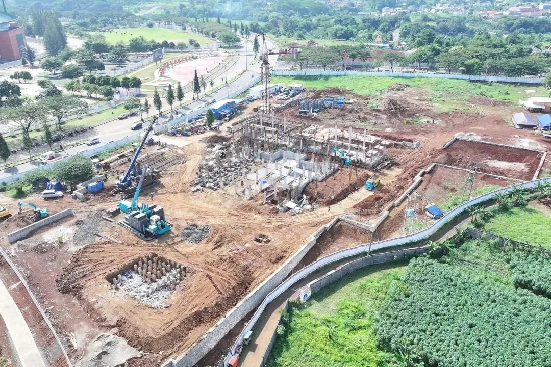 Rudy Susmanto Kawal Proyek Strategis, Masjid Raya dan Asrama Haji Kabupaten Bogor 