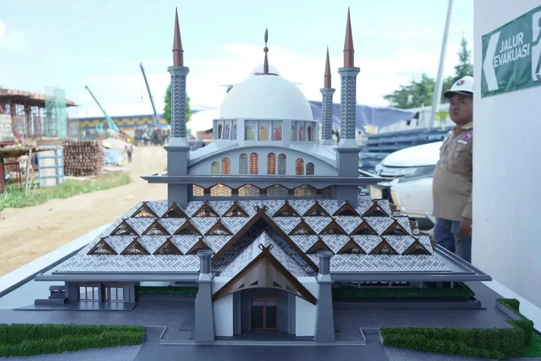 Rudy Susmanto Kawal Proyek Strategis, Masjid Raya dan Asrama Haji Kabupaten Bogor 