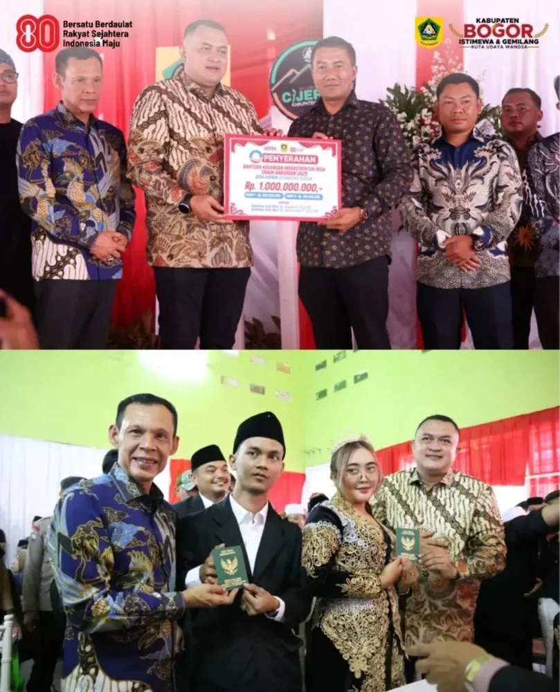 Bupati Bogor Salurkan Bantuan dan Tinjau Layanan Sosial di Cijeruk