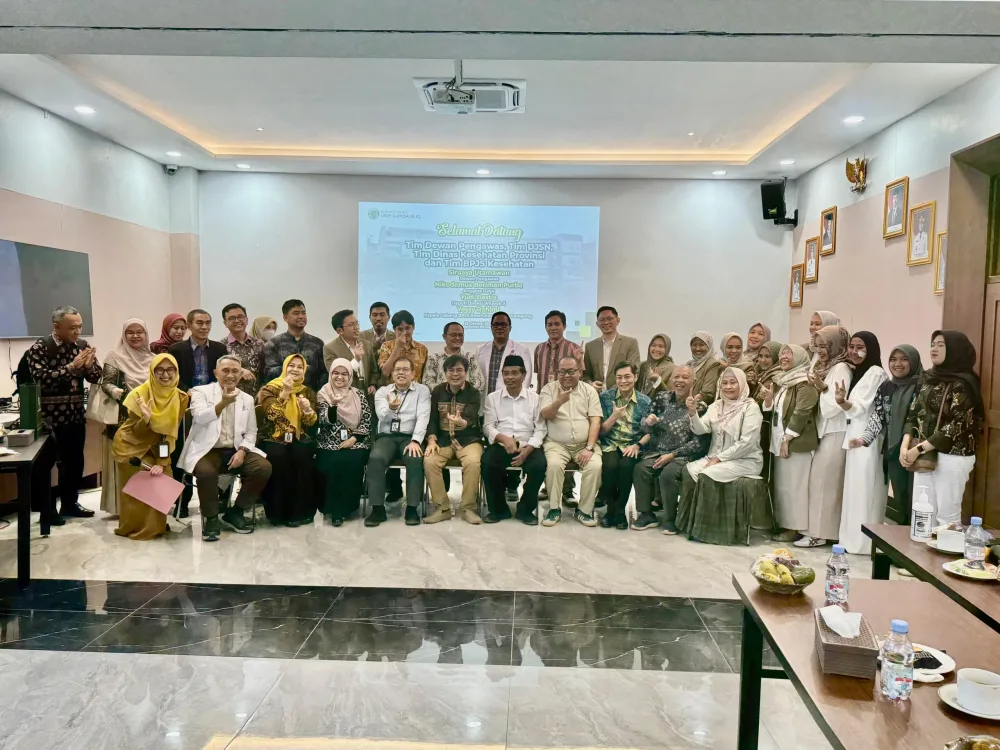 Pantau Kesiapan Transformasi Layanan JKN, Dewas BPJS Kesehatan Siruaya Utamawan Kunjungi Dua RS Besar di Bandar Lampung