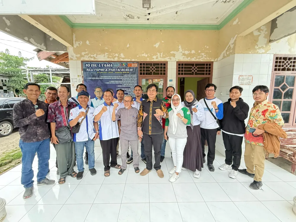 Dewan Pengawas BPJS Kesehatan Siruaya Utamawan Sambangi KSPI Lampung, Kupas Tuntas Masalah Defisit Program JKN Hingga Perlindungan Pekerja