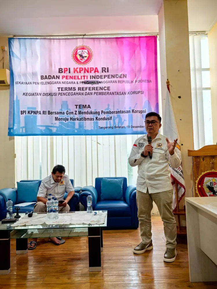 BPI KPNPA RI Gelar Acara Diskusi Publik, Dorong Pencegahan dan Pemberantasan Korupsi Menuju Harkamtibmas yang Kondusif