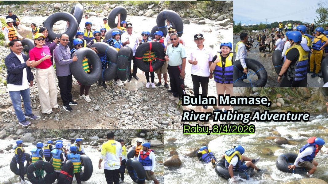 Kampanye Pelestarian Lingkungan Pemkab Mamasa Gagas River Tubing Adventure Bupati: Jaga Kebersihan Sungai