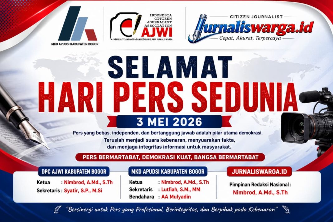 Hari Pers Sedunia 2026: DPC AJWI Kabupaten Bogor Soroti Ancaman Integritas