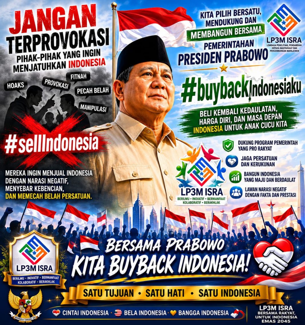 Gerakan #BersatuBersamaPrabowo Digaungkan LP3M ISRA