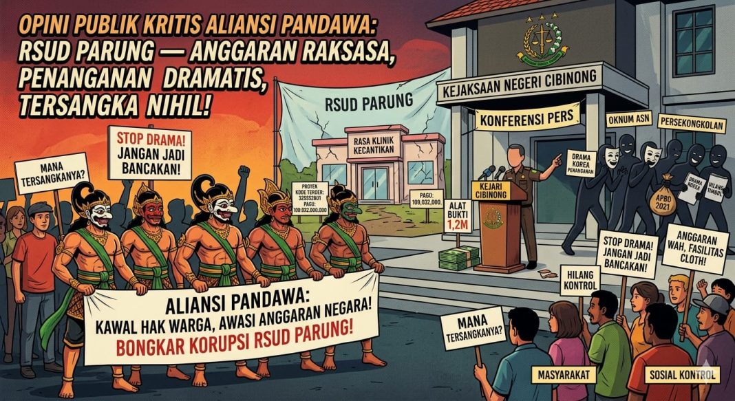 Aliansi PANDAWA Desak Kejari Tuntaskan Dugaan Korupsi RSUD Parung 2026