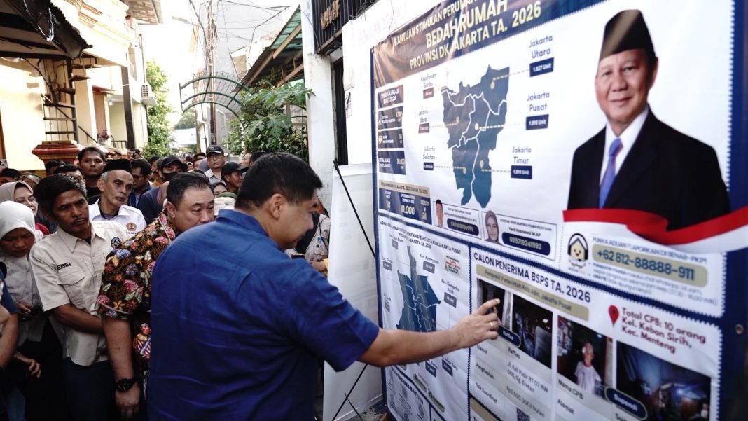 Menteri PKP Alokasikan 1.810 Bedah Rumah untuk Jakarta Pusat