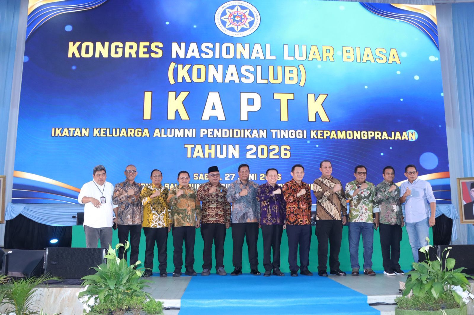 Dirjen Keuda Kemendagri Agus Fatoni Calon Tunggal dan Terpilih Secara Aklamasi Sebagai Ketua Umum DPN-IKAPTK 2026