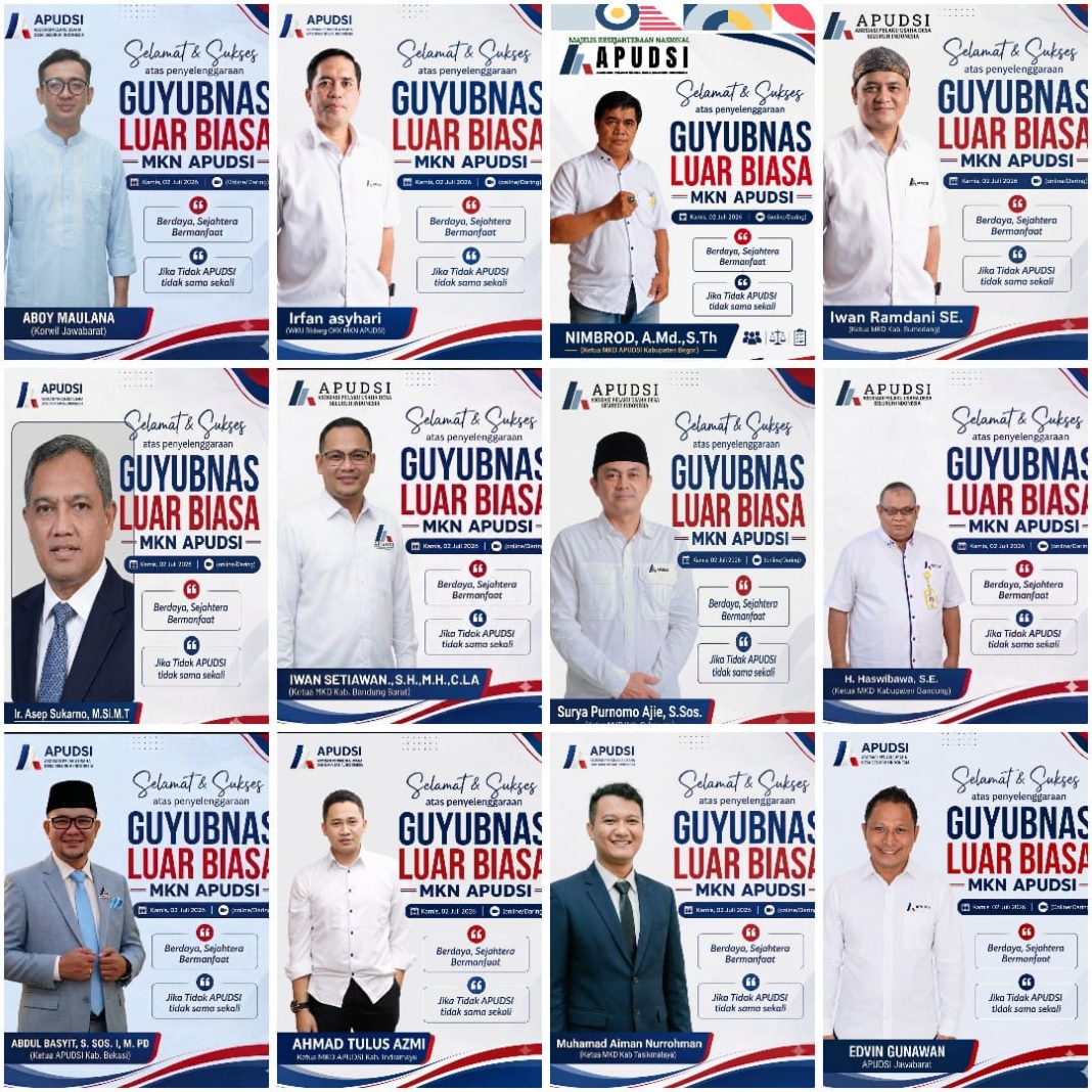 Guyubnas MKN APUDSI Satukan Pengurus Nasional hingga Daerah Perkuat Ekonomi Desa 2026