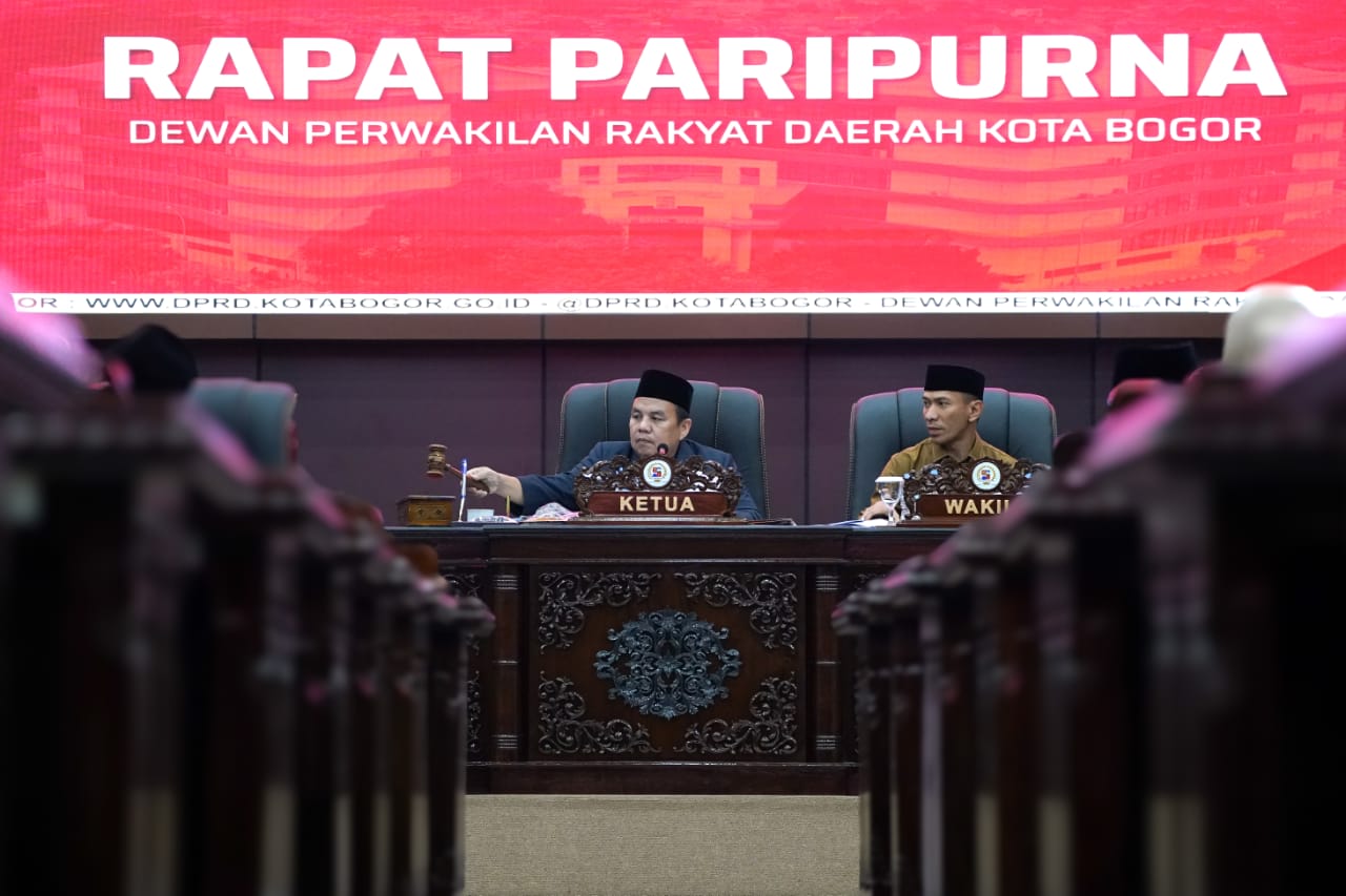Rapat Paripurna, DPRD Kota Bogor Bahas Raperda Strategis Demi Perkuat Pembangunan Kota 2026