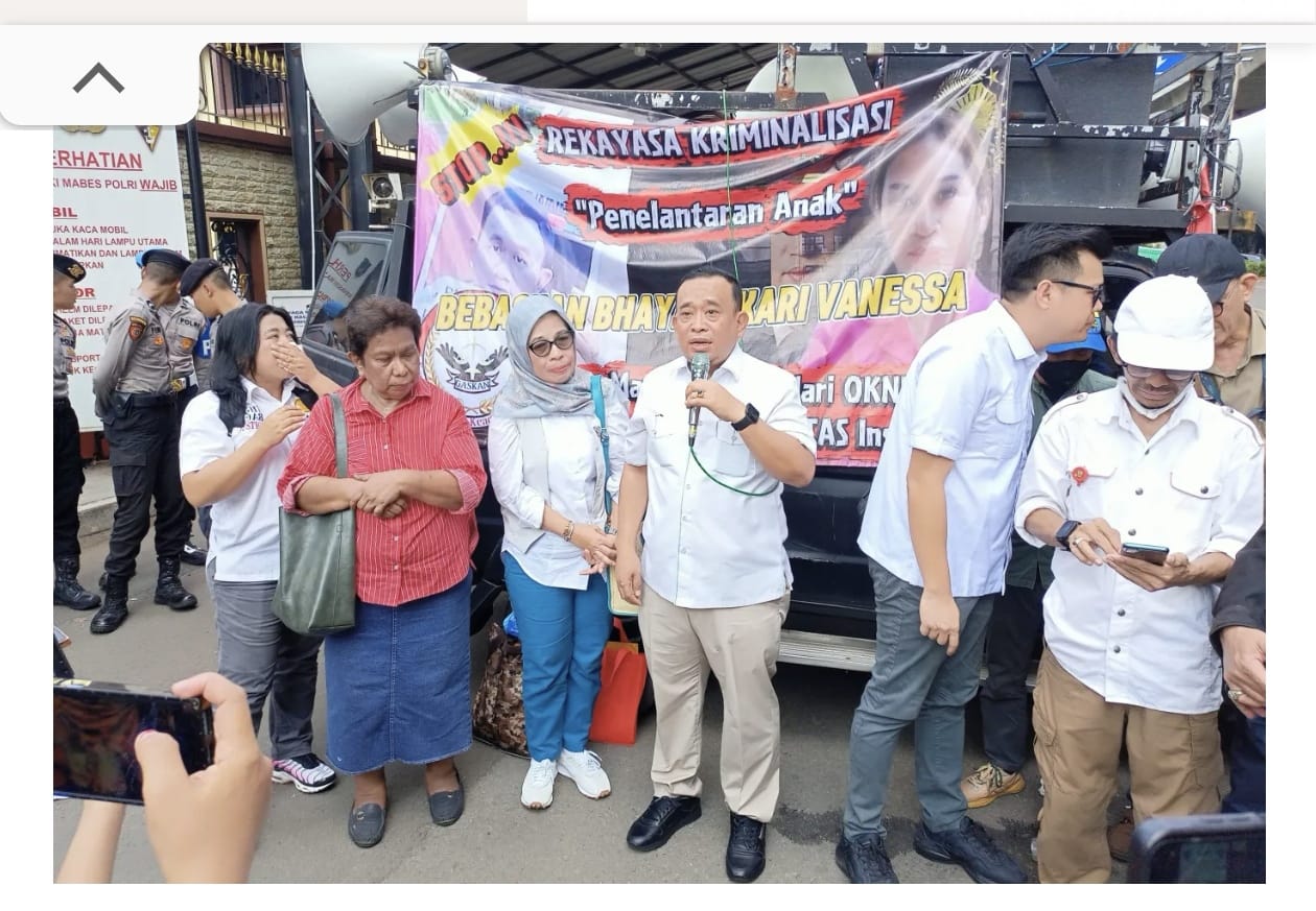 Aksi Solidaritas untuk Vanessa Digelar di Mabes Polri, Desak Penangguhan Penahanan dan Gelar Perkara Khusus 2026
