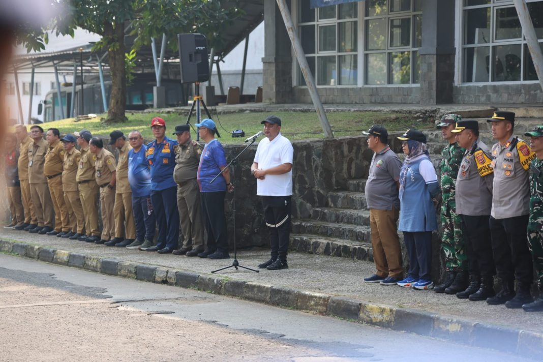 Bupati Bogor Hidupkan Gotong Royong Tata Bersih Jalur Jakarta–Bogor 2026