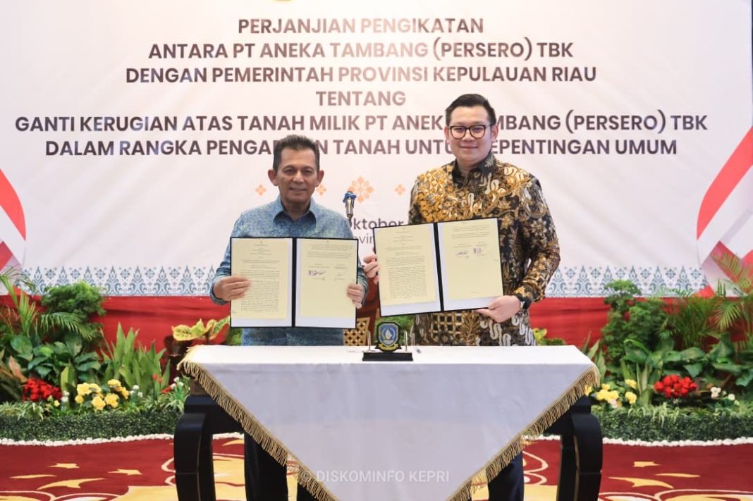 Fasilitas publik di Taman Kota Kijang dalam sinergi Pemprov Kepri dan PT ANTAM