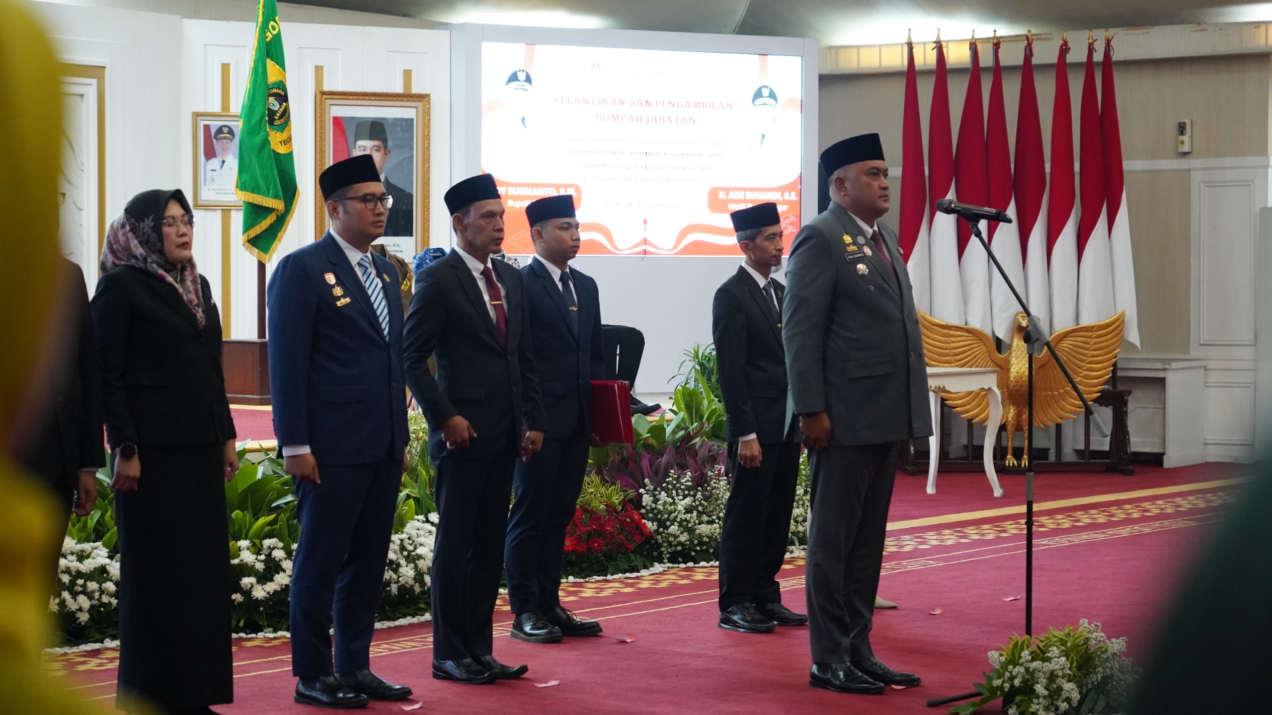 Bupati Bogor Lantik 32 Pejabat, Perkuat Kinerja dan Pelayanan Publik, Berikut daftar Nama yang di Lantik