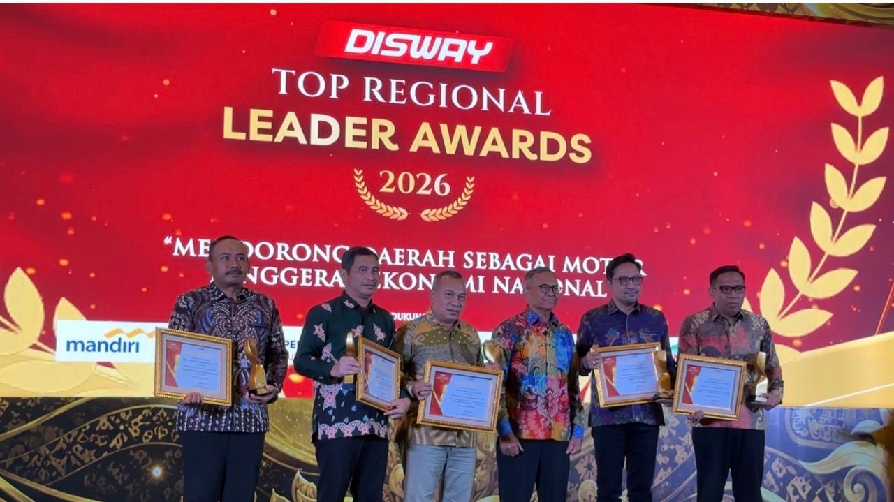 Rudy Susmanto Raih Disway Award Infrastruktur Terbaik 2026