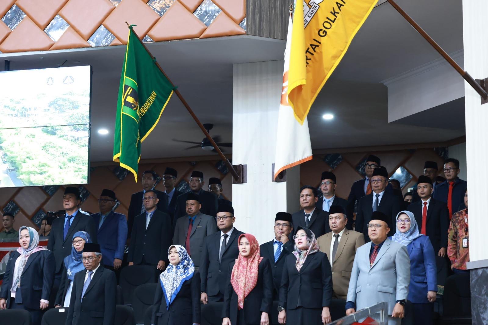 Ketua DPRD Kabupaten Bogor Pimpin Paripurna Raperda APBD 2025
