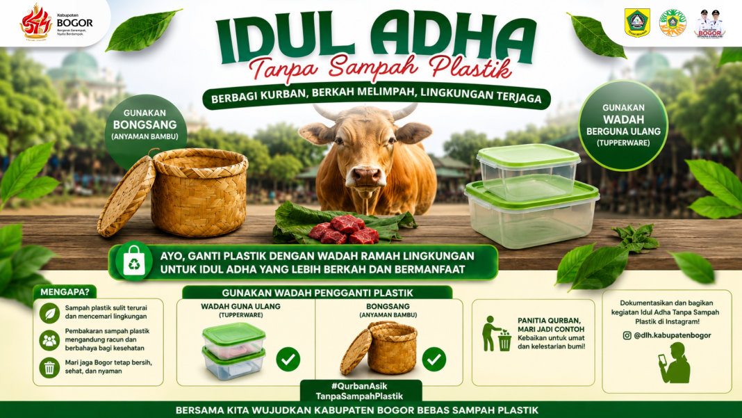 Bupati Rudy Dorong Idul Adha Tanpa Sampah Plastik, Publik Apresiasi Langkah Hijau Pemkab Bogor 2026