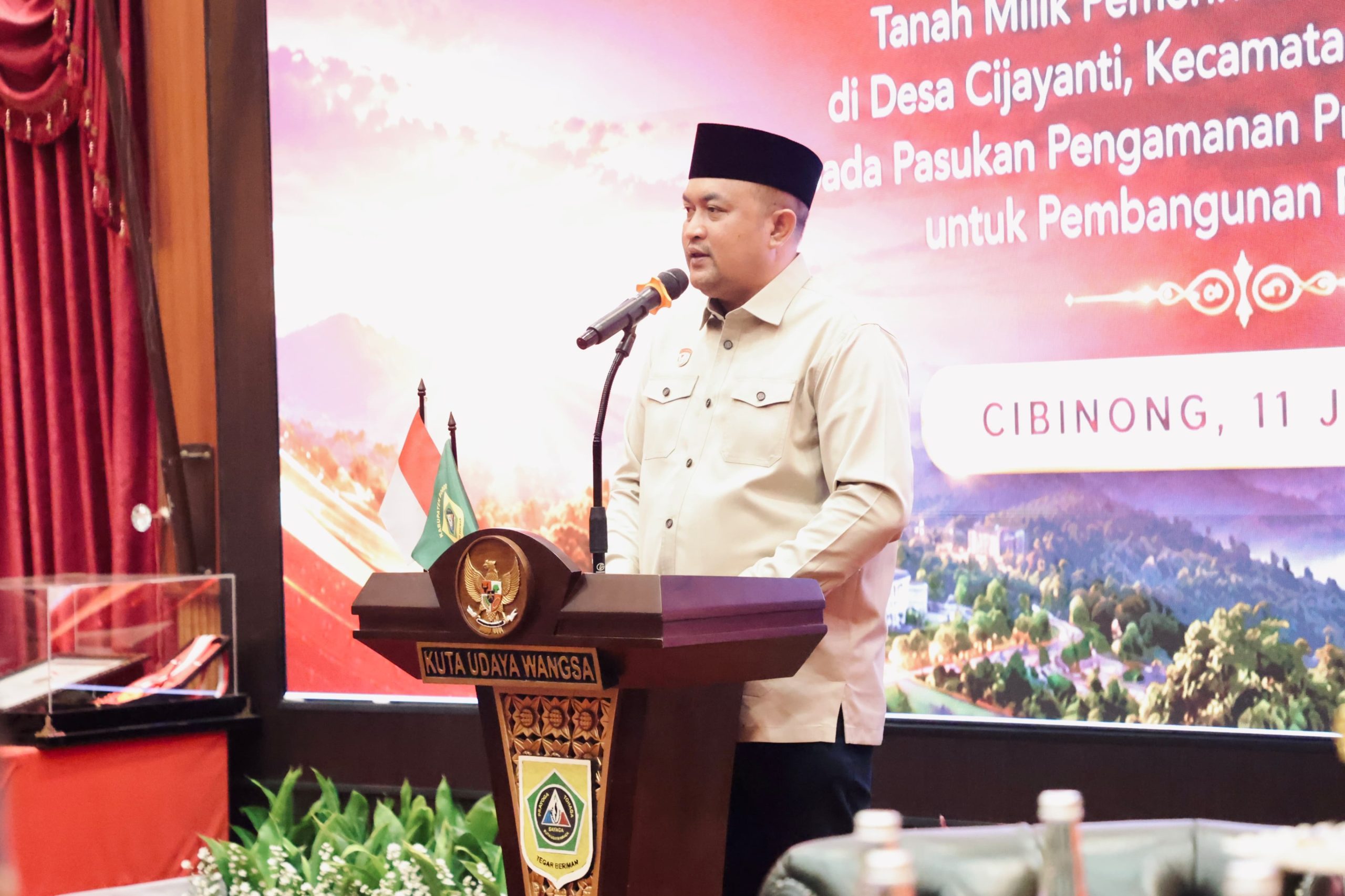 Bupati Bogor Rudy Hibahkan Lahan untuk Rumah Susun Paspampres 2026