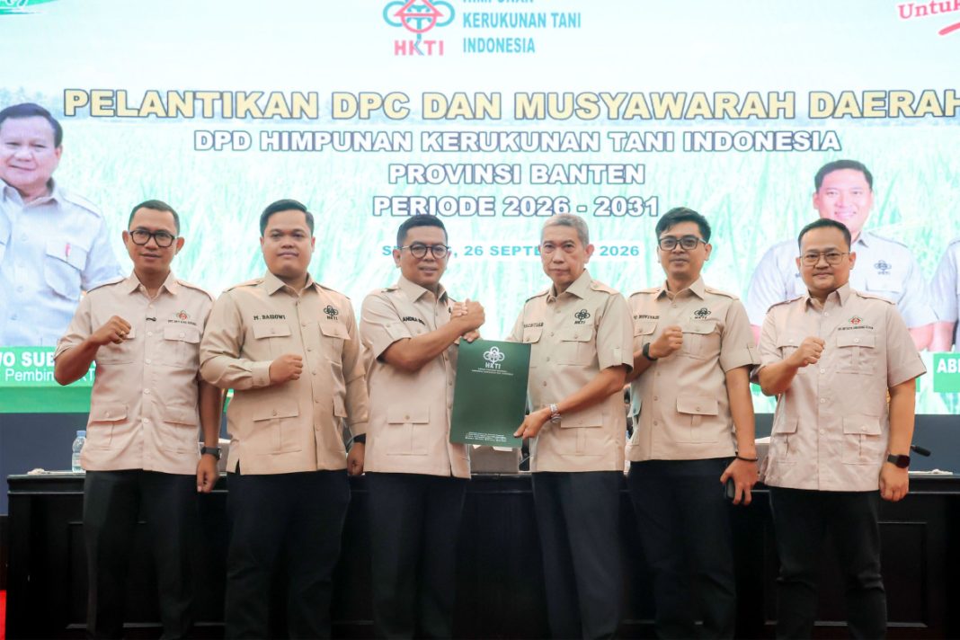 Dokumentasi pelantikan Ketua HKTI Banten