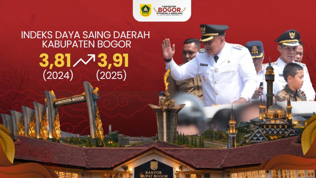 Daya Saing Daerah Melesat di Bawah Kepemimpinan Rudy Susmanto Kabupaten Bogor Tembus 3 Besar Jawa Barat