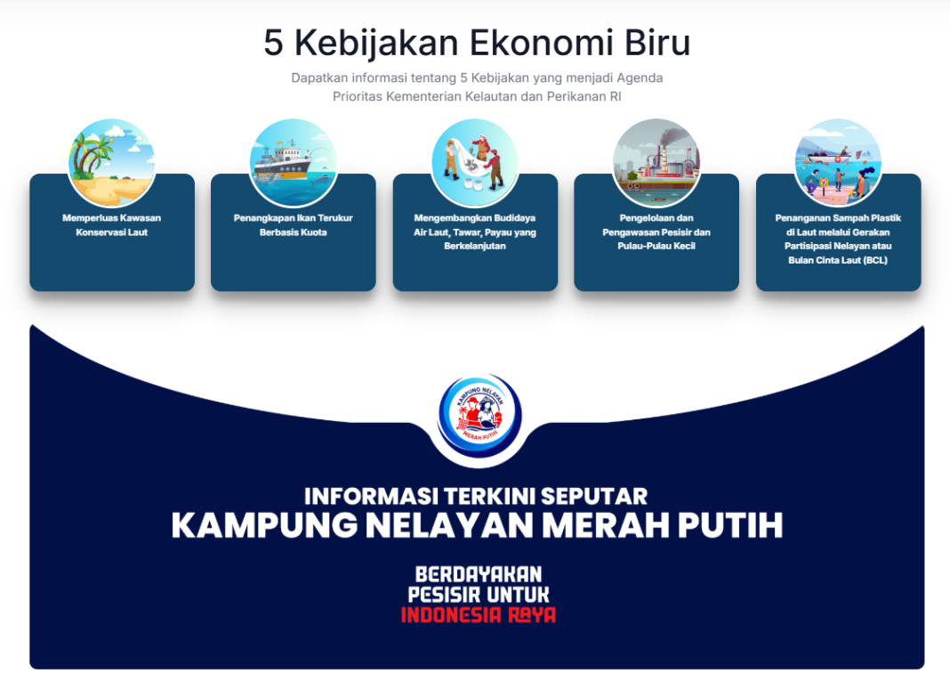 5 Kebijakan Ekonomi Biru KKP Jadi Agenda Prioritas Nasional Kelautan