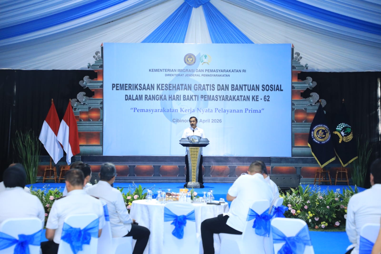 Hari Bakti Pemasyarakatan ke-62, Rudy Susmanto Hadiri Layanan Kesehatan Gratis dan Bansos untuk Warga