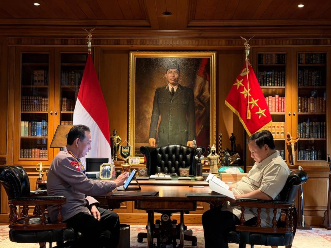 Presiden Prabowo Bahas 5 Isu Strategis Keamanan Nasional Bersama Kapolri