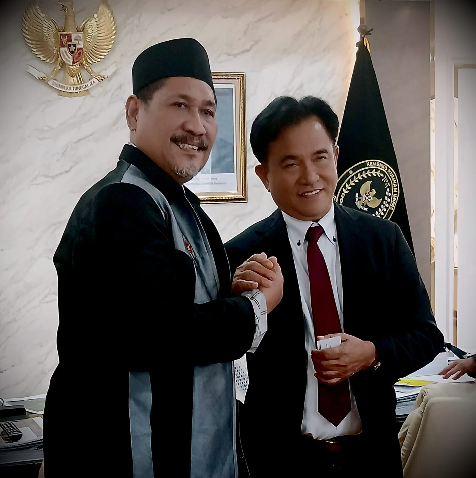 PB FORMULA Bertemu Menko Kumham Imipas Yusril Ihza Mahendra, Bahas Penguatan Karakter Bangsa