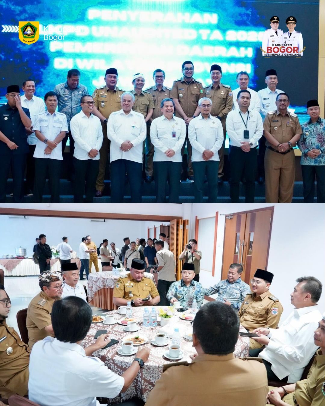 Bupati Bogor Sampaikan Laporan Pengelolaan dan Penyerapan Anggaran Tahun 2025 kepada BPK Jabar