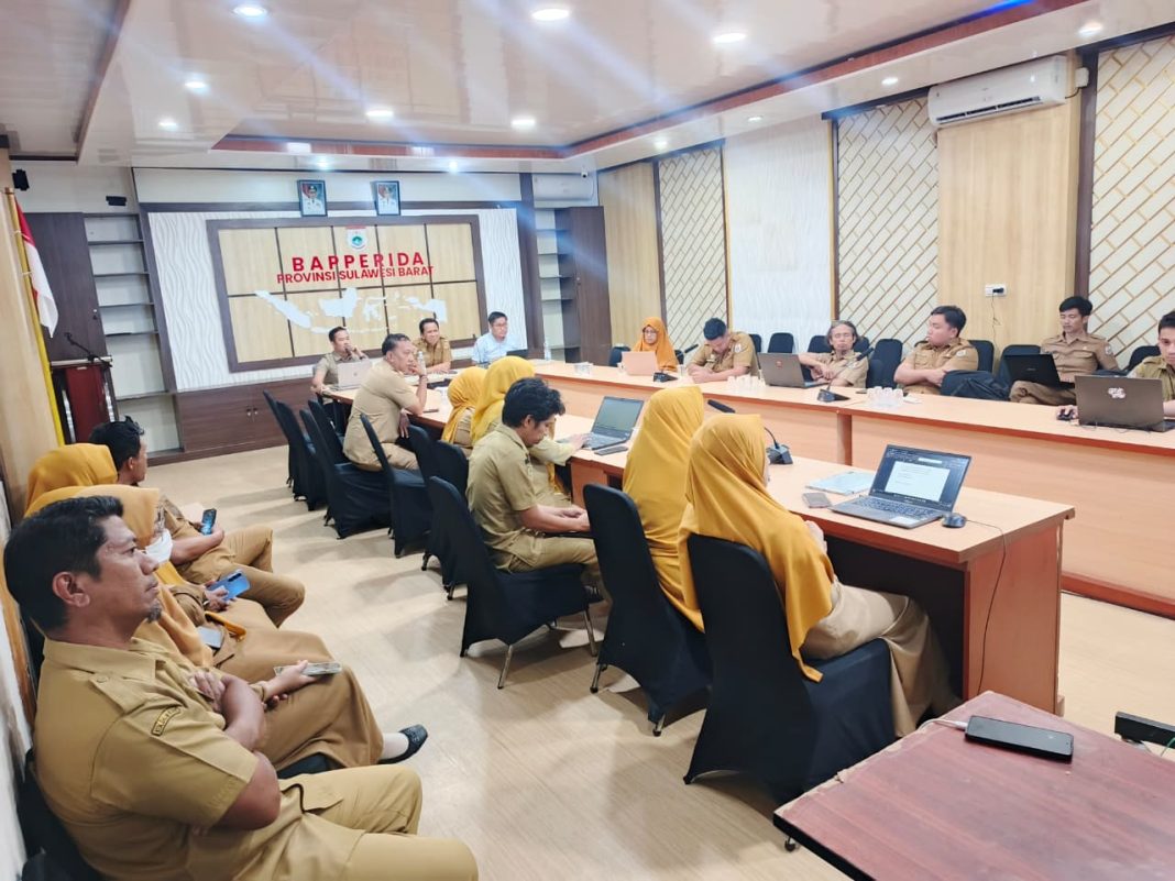 Bapperida Sulbar Matangkan Monev Infrastruktur Bersama Bappenas 2026