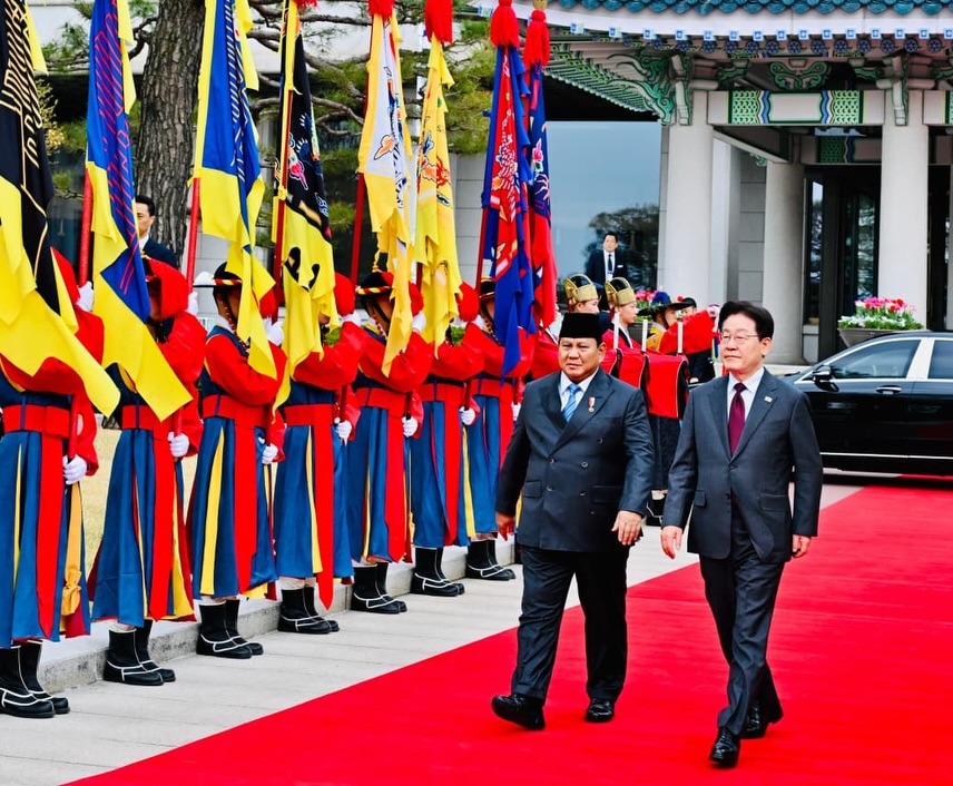 Presiden Prabowo dan Presiden Lee Sepakat Perluas Kemitraan Komprehensif Indonesia–Korea 2026