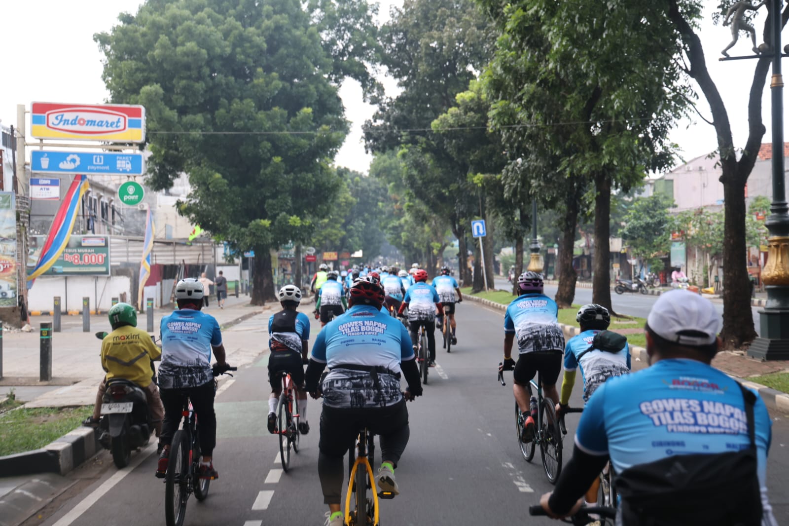 Sekda Bogor Ajat Rochmat Jatnika Lepas Gowes Napak Tilas HJB ke-544, Perkuat Cinta Sejarah dan Potensi Kabupaten Bogor