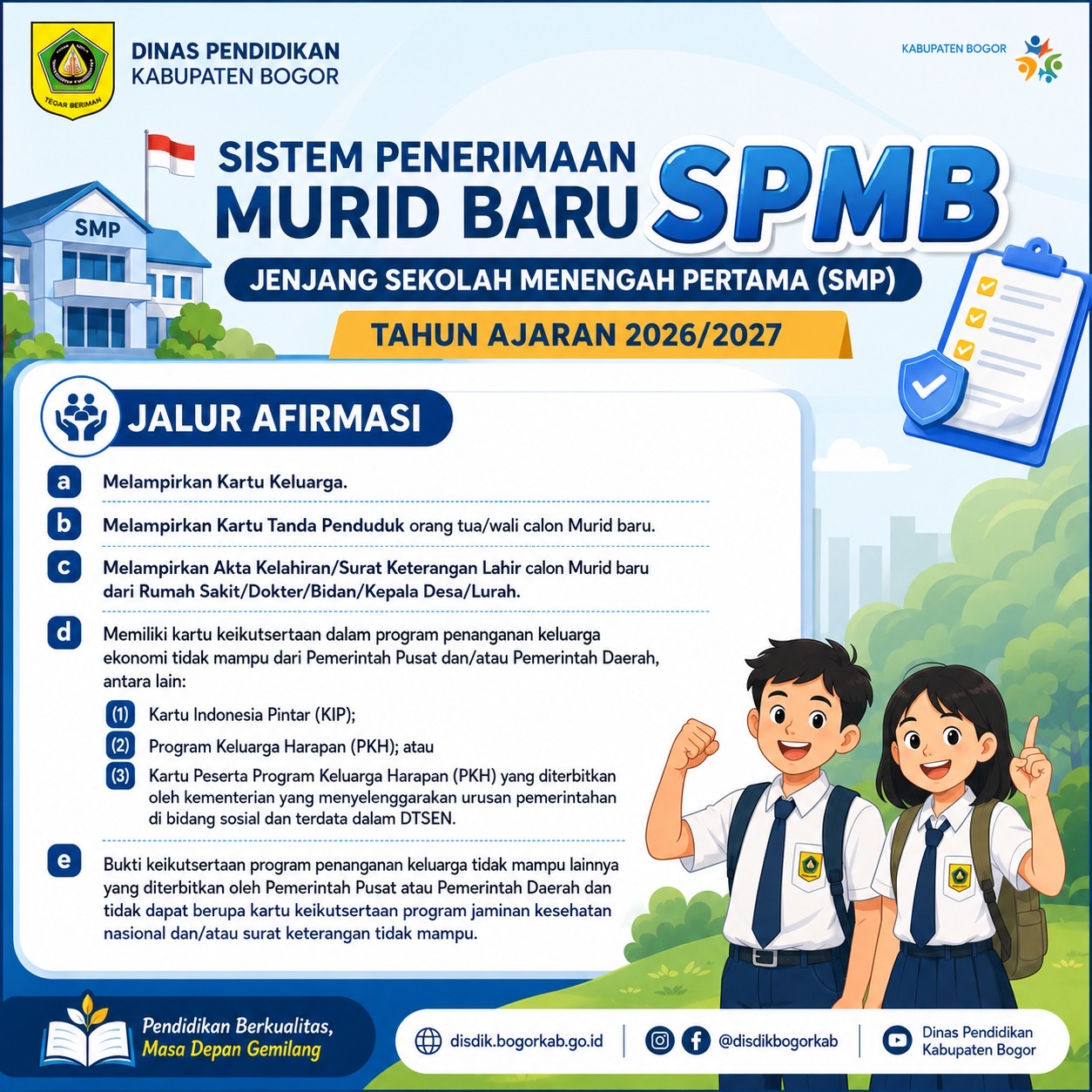 Bupati Bogor Dorong SPMB Online 2026, Warga Sambut Positif Sistem Penerimaan Murid yang Transparan dan Akuntabel