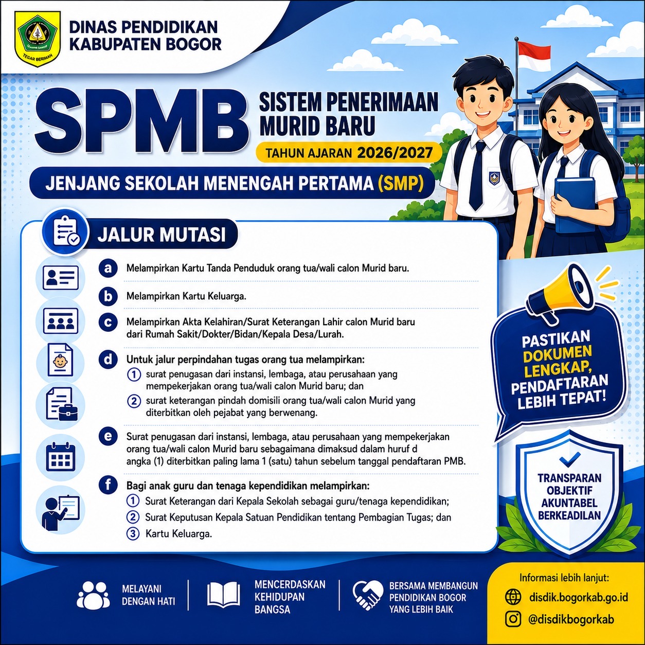Bupati Bogor Dorong SPMB Online 2026, Warga Sambut Positif Sistem Penerimaan Murid yang Transparan dan Akuntabel