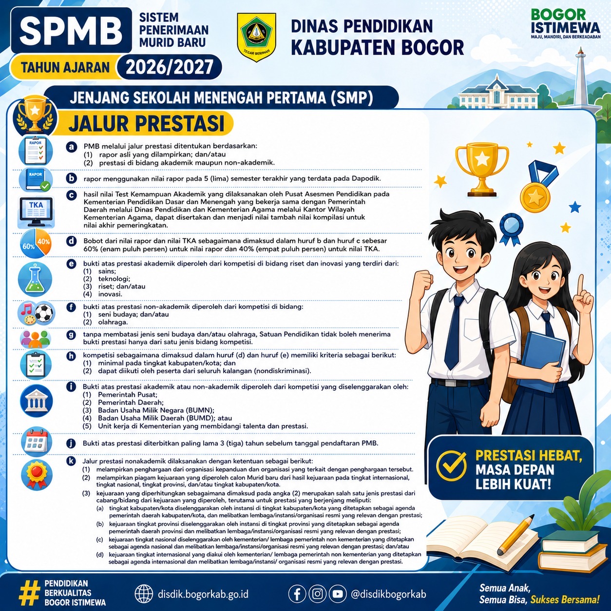 Bupati Bogor Dorong SPMB Online 2026, Warga Sambut Positif Sistem Penerimaan Murid yang Transparan dan Akuntabel